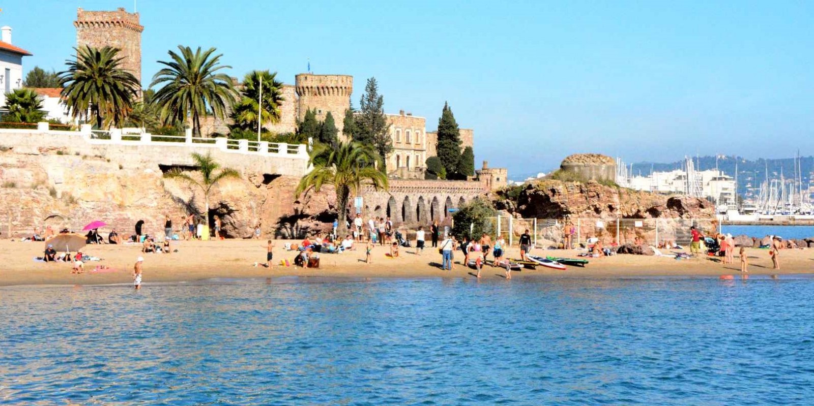 Mandelieu beach